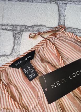 Ромпер комбінезон на бретельках у смужку xs new look4 фото