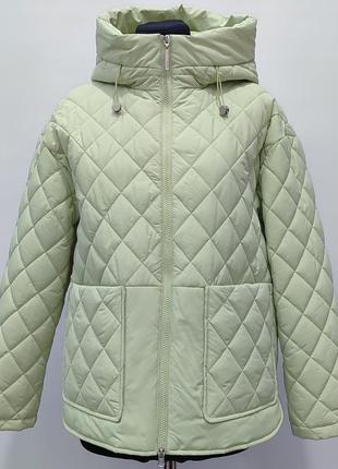 Куртка спортивна демісезонна lusskiri 7853 світло-зелена l, xl, 2xl, 3xl, 4xl, 5xl