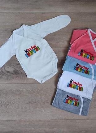 Бодики для младенцев бодики с закрытыми ручками в роддом