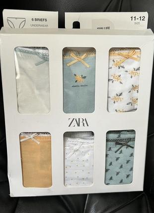 Трусики для дівчинки набір трусиків zara
