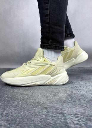 Чоловічі кросівки adidas ozelia beige5 фото