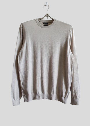 Свитер джемпер хлопок. шелк кашемир massimo dutti р. xl