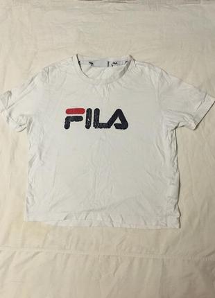 Кроп топ fila оригинал короткая футболка