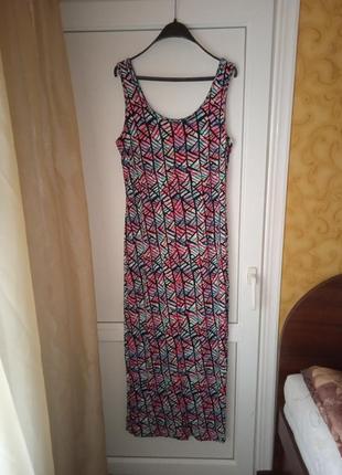 Сарафан трикотажный макси