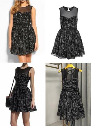Плаття сукня міні в горошок guess