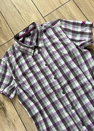 Женская треккинговая туристическая рубашка на короткий рукав salewa m-l