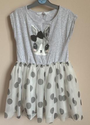 Платье с фатином