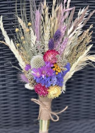 Маковійчик букетик декор подарунок з сухоцвітів букет комплімент