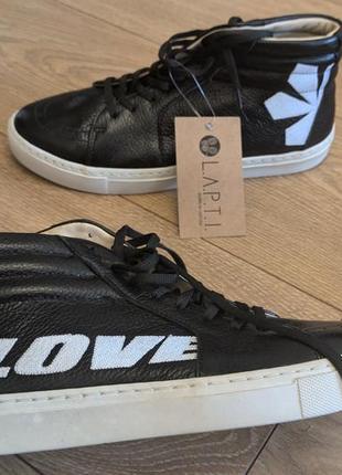 Lapti кросівки чорні black love