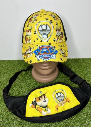 Набор кепка и бананка щенячий патруль крепыш