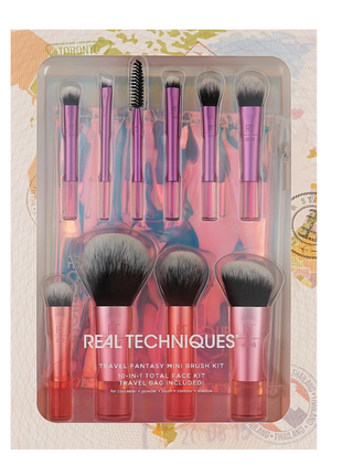 Набір пензлів для макіяжу real techniques набор кистей для макияжа