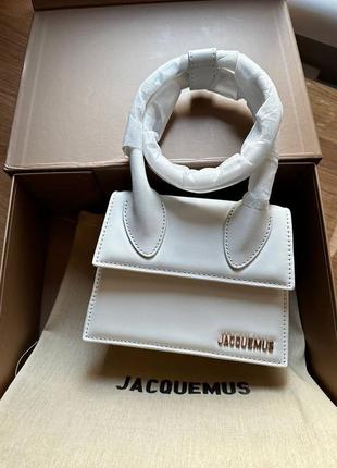 Кожаная сумка jacquemus le chiquito moyen