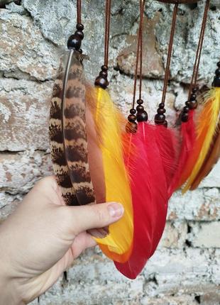 Ловец снов стихия огня оригинальный декор подарок