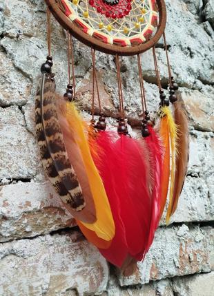 Ловец снов стихия огня оригинальный декор подарок