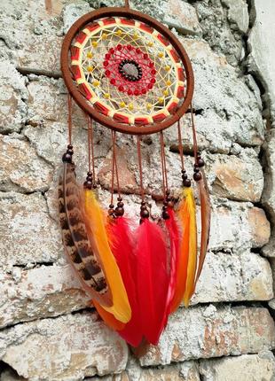 Ловец снов стихия огня оригинальный декор подарок