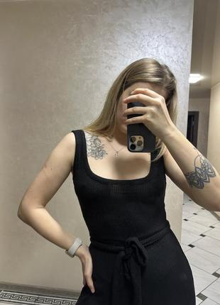Комбинезон в рубчик