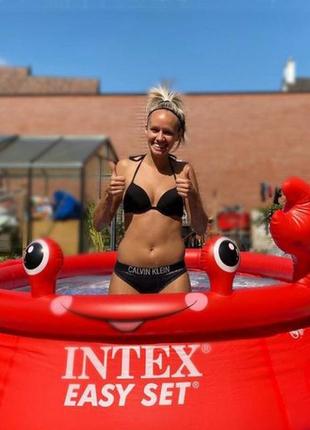 Басейн надувний дитячий "корб" intex crab easy set 183 х 56 см.6 фото