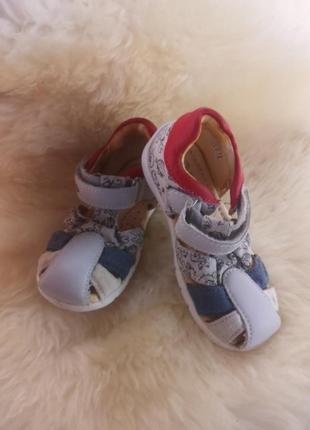 Сандалии geox flexy system 24 размер кожаные босоножки сандалии