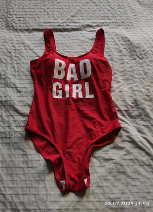 Купальник червоний «bad girl»