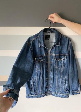 Jeans jacket bershka deals