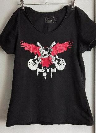 Р. s hanes rock'n'tell футболка хлопок с эластаном