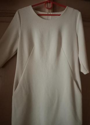 Супер платье молочного цвета