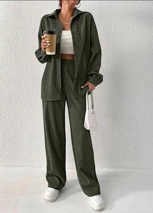 Женский костюм микровельвет6 фото