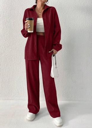 Женский костюм микровельвет3 фото