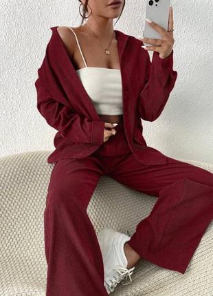 Женский костюм микровельвет9 фото