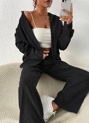 Женский костюм микровельвет4 фото