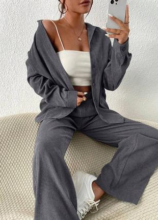 Женский костюм микровельвет2 фото