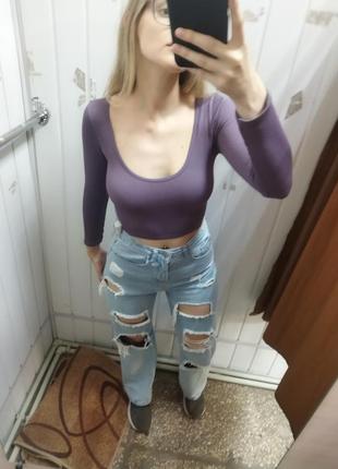 Кроп-топ zara xs-s
