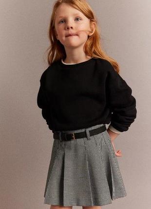 Стильная юбка с поясом для девочки h&m сша школа