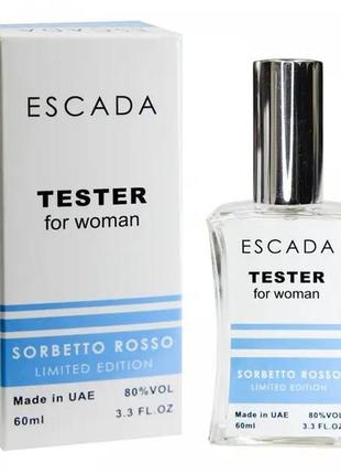 Тестер escada sorbetto rosso1 фото