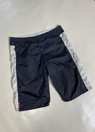 Нейлоновые шорты prada 52р