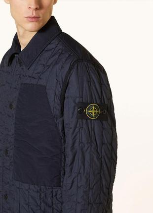Куртка stone island insulated jacket with logo8 фото