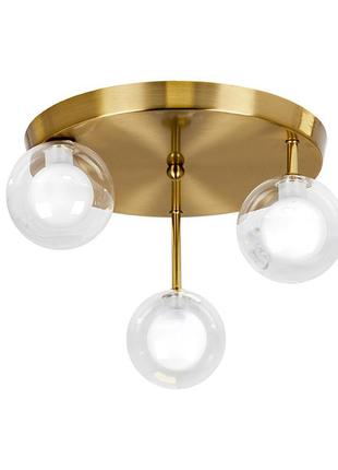 Люстра припотолочная 761h100f-3 brz+clwh (300)