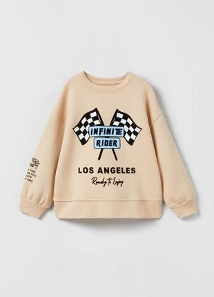 Кофта свитшот реглан для девочки оригинал зара zara