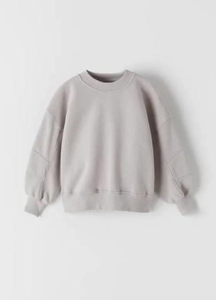 Кофта свитшот реглан для девочки оригинал зара zara
