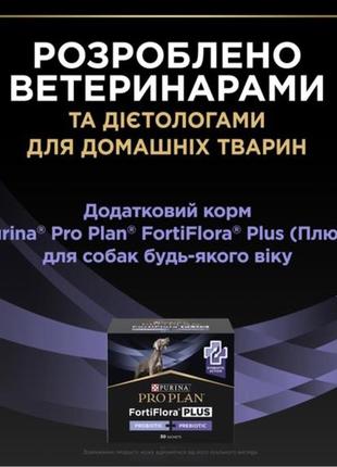 Pro plan fortiflora фортифлора probiotic + prebiotic8 фото