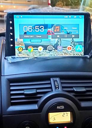 Магнітола android renault megane 2, 2/32, 4 ядра + рамка!4 фото