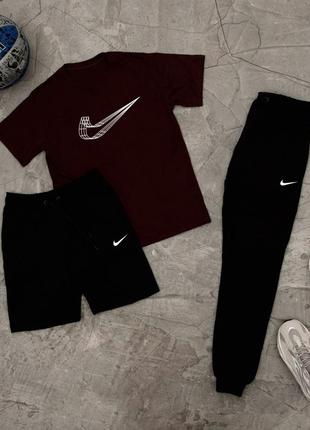 Шикарный стильный летний комплект 3в1 "nike"