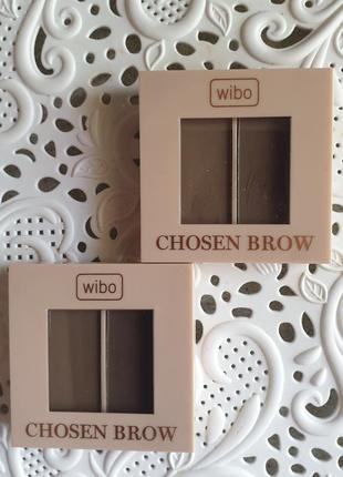 Wibo chosen brow палетки тени -пудры для бровей