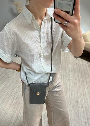 Сорочка лляна massimo dutti