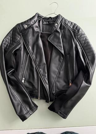 Кожанка zara