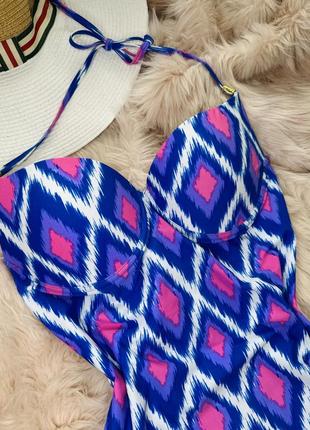 Закрытый слитный купальник с паралоном3 фото