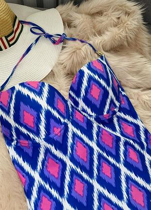 Закрытый слитный купальник с паралоном5 фото