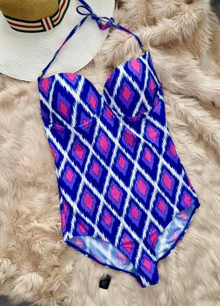 Закрытый слитный купальник с паралоном4 фото