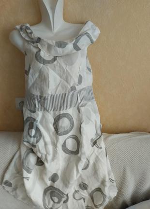 Сукня натуральний льон на підкладці