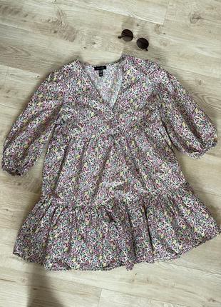 Легкое оверсайз платье